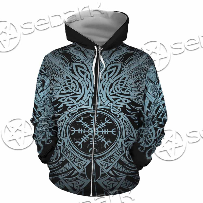 Huginn & Muninn Odin'S Ravens SED-1012 Hoodie & Zip Hoodie