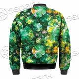 Psychedelic St.Patrick'S Day Clover Green SED-1013 Jacket