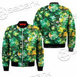 Psychedelic St.Patrick'S Day Clover Green SED-1013 Jacket