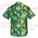 Psychedelic St.Patrick'S Day Clover Green SED-1013 Shirt Allover