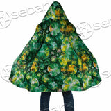 Psychedelic St.Patrick'S Day Clover Green SED-1013 Cloak