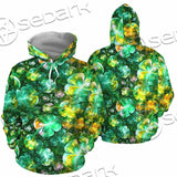 Psychedelic St.Patrick'S Day Clover Green SED-1013 Hoodie & Zip Hoodie