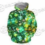 Psychedelic St.Patrick'S Day Clover Green SED-1013 Hoodie & Zip Hoodie