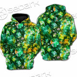 Psychedelic St.Patrick'S Day Clover Green SED-1013 Hoodie & Zip Hoodie Raglan