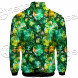 Psychedelic St.Patrick'S Day Clover Green SED-1013 Jacket