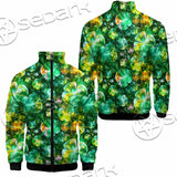 Psychedelic St.Patrick'S Day Clover Green SED-1013 Jacket