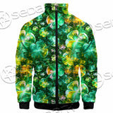 Psychedelic St.Patrick'S Day Clover Green SED-1013 Jacket