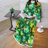 Psychedelic St.Patrick'S Day Clover Green SED-1013 Sleeved Blanket