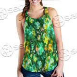 Psychedelic St.Patrick'S Day Clover Green SED-1013 Women Tank Top