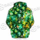 Psychedelic St.Patrick'S Day Clover Green SED-1013 Hoodie & Zip Hoodie Raglan