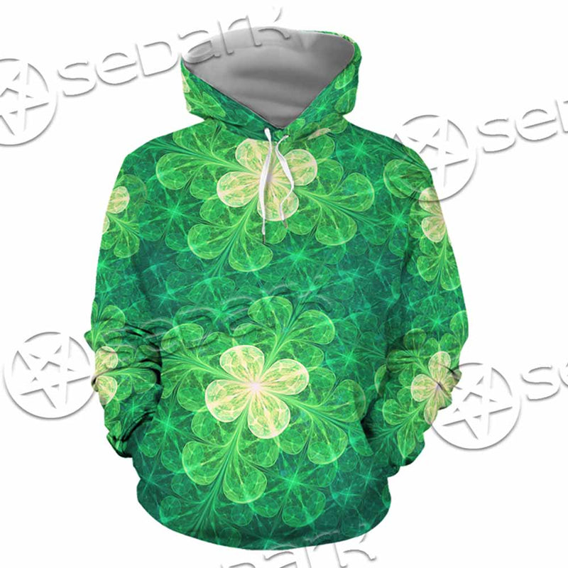 Psychedelic St.Patrick'S Day Clover Seamless SED-1014 Hoodie & Zip Hoodie