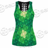 Psychedelic St.Patrick'S Day Clover Seamless SED-1014 Women Tank Top