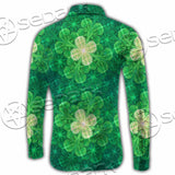 Psychedelic St.Patrick'S Day Clover Seamless SED-1014 Shirt Allover