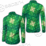 Psychedelic St.Patrick'S Day Clover Seamless SED-1014 Shirt Allover