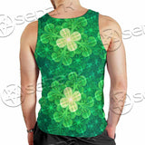 Psychedelic St.Patrick'S Day Clover Seamless SED-1014 Men Tank-tops