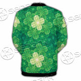 Psychedelic St.Patrick'S Day Clover Seamless SED-1014 Button Jacket