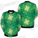 Psychedelic St.Patrick'S Day Clover Seamless SED-1014 Button Jacket