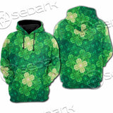 Psychedelic St.Patrick'S Day Clover Seamless SED-1014 Hoodie & Zip Hoodie Raglan