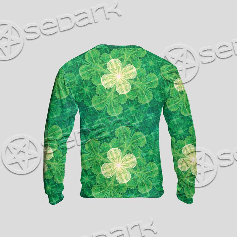 Psychedelic St.Patrick'S Day Clover Seamless SED-1014 Unisex Sweatshirt