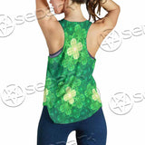 Psychedelic St.Patrick'S Day Clover Seamless SED-1014 Women Tank Top