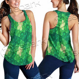 Psychedelic St.Patrick'S Day Clover Seamless SED-1014 Women Tank Top