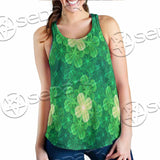 Psychedelic St.Patrick'S Day Clover Seamless SED-1014 Women Tank Top
