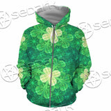 Psychedelic St.Patrick'S Day Clover Seamless SED-1014 Hoodie & Zip Hoodie