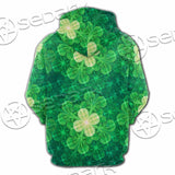 Psychedelic St.Patrick'S Day Clover Seamless SED-1014 Hoodie & Zip Hoodie Raglan