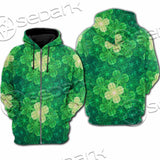 Psychedelic St.Patrick'S Day Clover Seamless SED-1014 Hoodie & Zip Hoodie Raglan