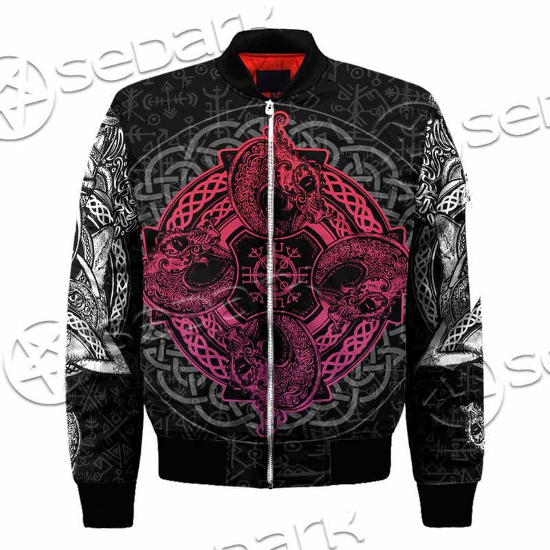Dragons Nordic Celtic Cross Ethnic Style SED-1015 Jacket
