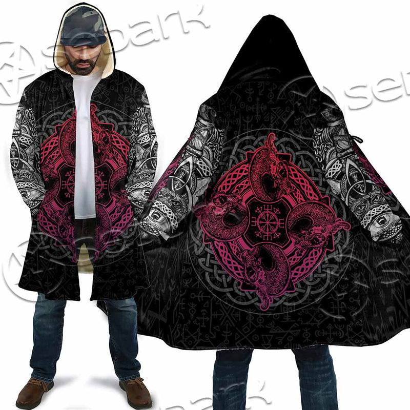 Dragons Nordic Celtic Cross Ethnic Style SED-1015 Cloak