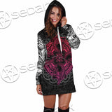 Dragons Nordic Celtic Cross Ethnic Style SED-1015 Hoodie Dress