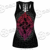 Dragons Nordic Celtic Cross Ethnic Style SED-1015 Women Tank Top