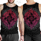 Dragons Nordic Celtic Cross Ethnic Style SED-1015 Men Tank-tops