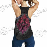 Dragons Nordic Celtic Cross Ethnic Style SED-1015 Women Tank Top