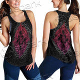 Dragons Nordic Celtic Cross Ethnic Style SED-1015 Women Tank Top