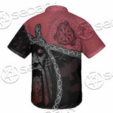 Viking Tribal Odin Head SED-1016 Shirt Allover