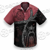 Viking Tribal Odin Head SED-1016 Shirt Allover