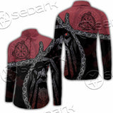 Viking Tribal Odin Head SED-1016 Shirt Allover