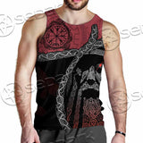 Viking Tribal Odin Head SED-1016 Men Tank-tops