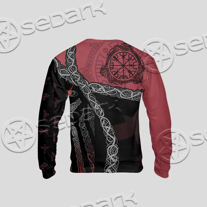 Viking Tribal Odin Head SED-1016 Unisex Sweatshirt