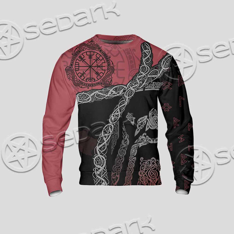 Viking Tribal Odin Head SED-1016 Unisex Sweatshirt