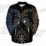 Sköll And Hati Norse Wolves SED-1017 Button Jacket