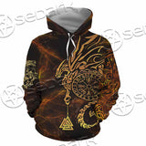 Viking Symbols SED-1018 Hoodie & Zip Hoodie