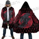 Viking Raven With Blood Moon SED-1019 Cloak