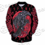 Viking Raven With Blood Moon SED-1019 Button Jacket