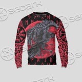 Viking Raven With Blood Moon SED-1019 Unisex Sweatshirt