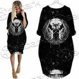 666 Problems But God Ain'T One SED-1020 Batwing Pocket Dress