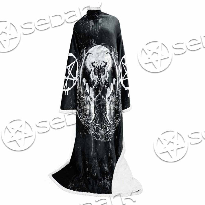 666 Problems But God Ain'T One SED-1020 Sleeved Blanket