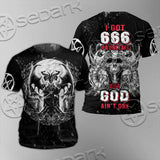 666 Problems But God Ain'T One SED-1020 Unisex T-shirt